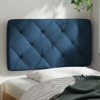 Hoofdbordkussen 80 cm stof blauw 3