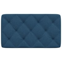 Hoofdbordkussen 80 cm stof blauw 4