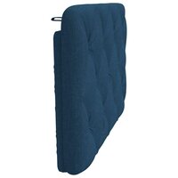 Hoofdbordkussen 80 cm stof blauw 5