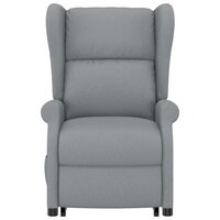 Sta-op-massagestoel stof lichtgrijs 4