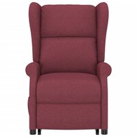  Sta-op-massagestoel stof wijnrood 4