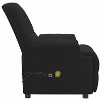 Sta-op-massagestoel kunstsu&egrave;de zwart 6