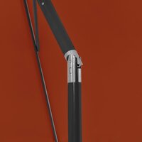 Strandparasol 180x120 cm terracottakleurig 6