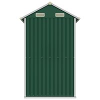 Tuinschuur 192x152,5x237 cm gegalvaniseerd staal groen 5