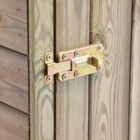 Tuinschuur met deur 69,5x32x178 cm ge&iuml;mpregneerd grenenhout 7