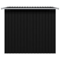 Tuinschuur staal antraciet 5