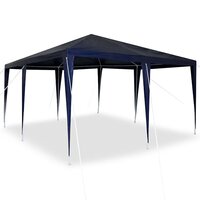 Partytent Blauw, Wit 400 x 400 x 266 cm Polyester, Staal 3