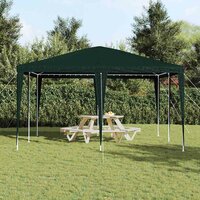 Partytent Groen en Wit 400 x 400 x 266 cm Polyester en staal 4