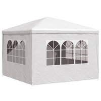 Partytent 3x3 m wit 6
