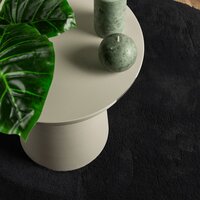 Vloerkleed HUARTE laagpolig zacht wasbaar &Oslash; 80 cm zwart 7