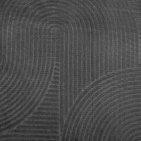 Vloerkleed IZA laagpolig Scandinavisch &Oslash; 100 cm antraciet 9