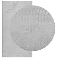 Vloerkleed IZA laagpolig Scandinavisch 80x150 cm grijs 3