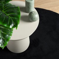 Vloerkleed OVIEDO laagpolig &Oslash; 120 cm zwart 7
