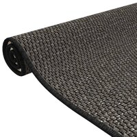 Tapijtloper 50x100 cm sisal-look antracietkleurig 5