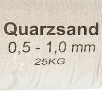 Filterzand 25 kg 0,5-1,0 mm 5