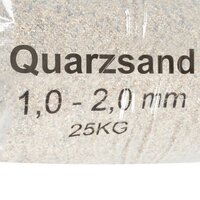 Filterzand 25 kg 1,0-2,0 mm 5
