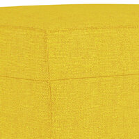 3-delige Loungeset met kussens stof lichtgeel 7