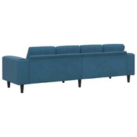 Bankstel Blauw Fluweel 6