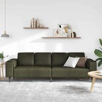Bankstel Leger groen Faux suede leer 3