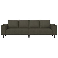 Bankstel Leger groen Faux suede leer 4