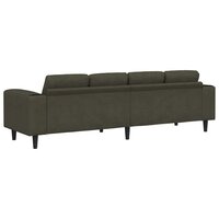 Bankstel Leger groen Faux suede leer 6