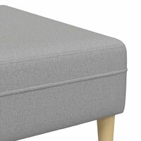 Bankstel 3 pcs Wolken grijs Stof 8