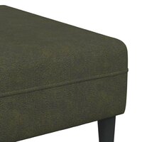 Bankstel 3 pcs Leger groen Faux suede leer 8