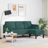 Bankstel Donkergroen 173 x 131 x 67 cm Stof 3