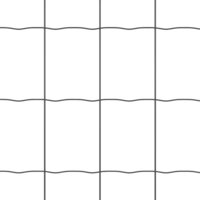 Euro Tuinhek met 7 Posts 0,4 x 10 m van Gegalvaniseerd Staal in het Grijs 7
