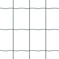 Euro Tuinhek met 7 Flenspalen 0,4 x 10 m Gegalvaniseerd Staal 9