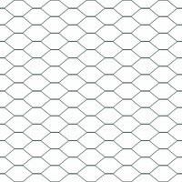 Hexagon Tuinhek Groen 0,4x10 m Staal 8