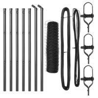 Hexagon Tuinhek Grijs 0,4x10 m Staal 2