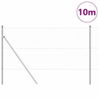 Hexagonaal Tuinhek 1,2 x 10 m van gegalvaniseerd staal 3