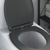 Toiletbril soft-close met quick-release Duroplast antraciet 3