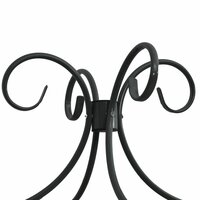 Hemelbedframe metaal zwart 120x200 cm 5