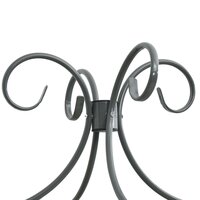 Hemelbedframe metaal grijs 120x200 cm 5