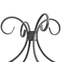 Hemelbedframe metaal grijs 180x200 cm 5