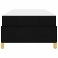 Boxspring bed Anders Zwart en Bruin en Wit 80 x 200 cm Stof 7