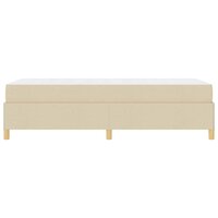Boxspring bed Anders Zwart en Bruin en Wit 80 x 200 cm Stof 8