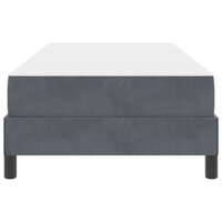 Boxspringbed met matras Donkergrijs 90 x 190 cm Fluweel 7