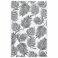 Buitenkleed ARAKIL 120x180 cm PP wit en zwart 2