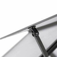 Tuinkas met basisframe 169x58x202 cm aluminium antracietkleurig 8