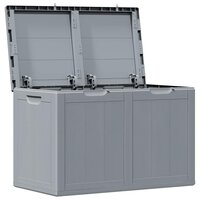 Tuinbox 180 L PP houtlook grijs 4