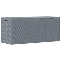 Tuinbox 270 L PP rattan grijs 2