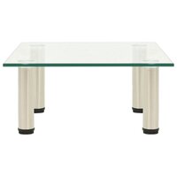 Tv-meubel 40x35x17 cm gehard glas transparant 2