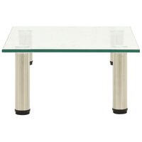 Tv-meubel 40x35x17 cm gehard glas transparant 3