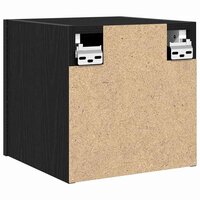 TV-kast Zwart 30.5 x 30 x 30 cm Bewerkt hout 6