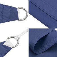 Zonnezeil Blauw 2x2x2 m 100% Polyester Oxford 6