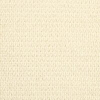 Zonnescherm HDPE driehoekig 3,6x3,6x3,6 m cr&egrave;me 9