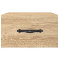 Nachtkastje wandgemonteerd 35x35x20 cm sonoma eikenkleurig 5